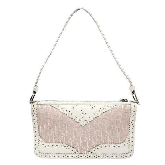 Christian Dior Vintage 2004 Trotter Monogram Logo Shoulder Bag Pink [106427] - Picture 6 of 13